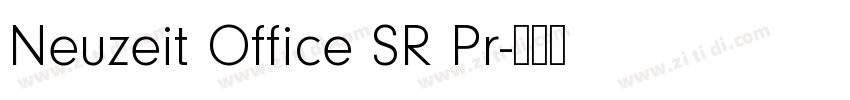 Neuzeit Office SR Pr字体转换